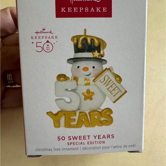 Hallmark 2023 Ornament 50 Sweet Years Special Edition - Picture 2 of 4